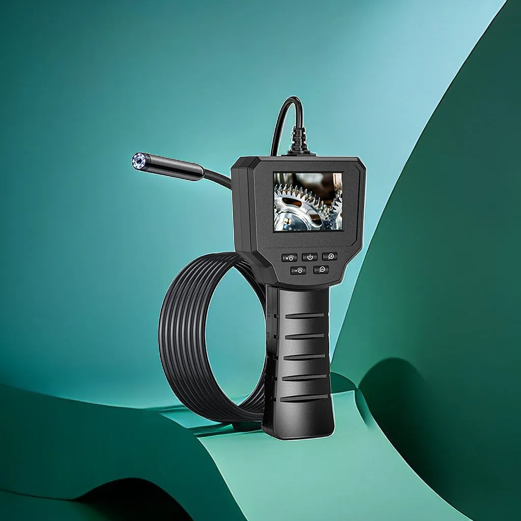 HD waterproof endoscope camera with 8mm probe for automotive and pipe inspection