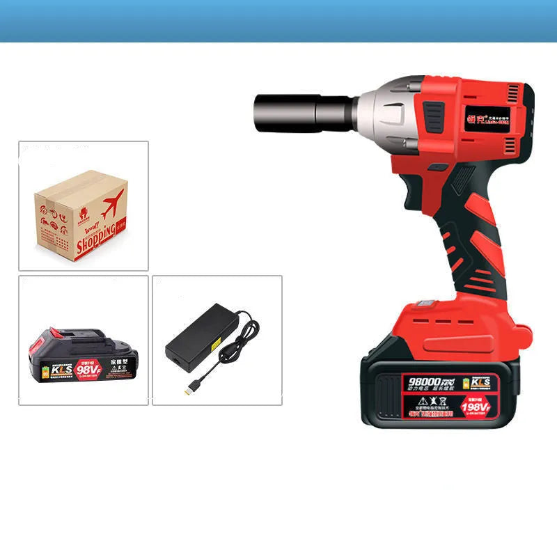 20V brushless electric wrench in Home edition with one lithium battery and one charger, multi gear adjustment