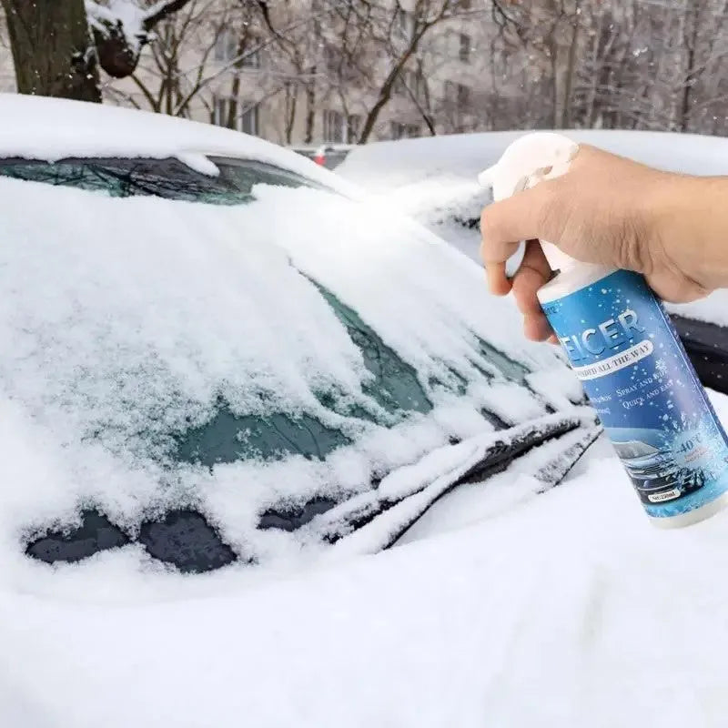 250ml English car deicer spray bottle for winter windscreen and lock ice removal