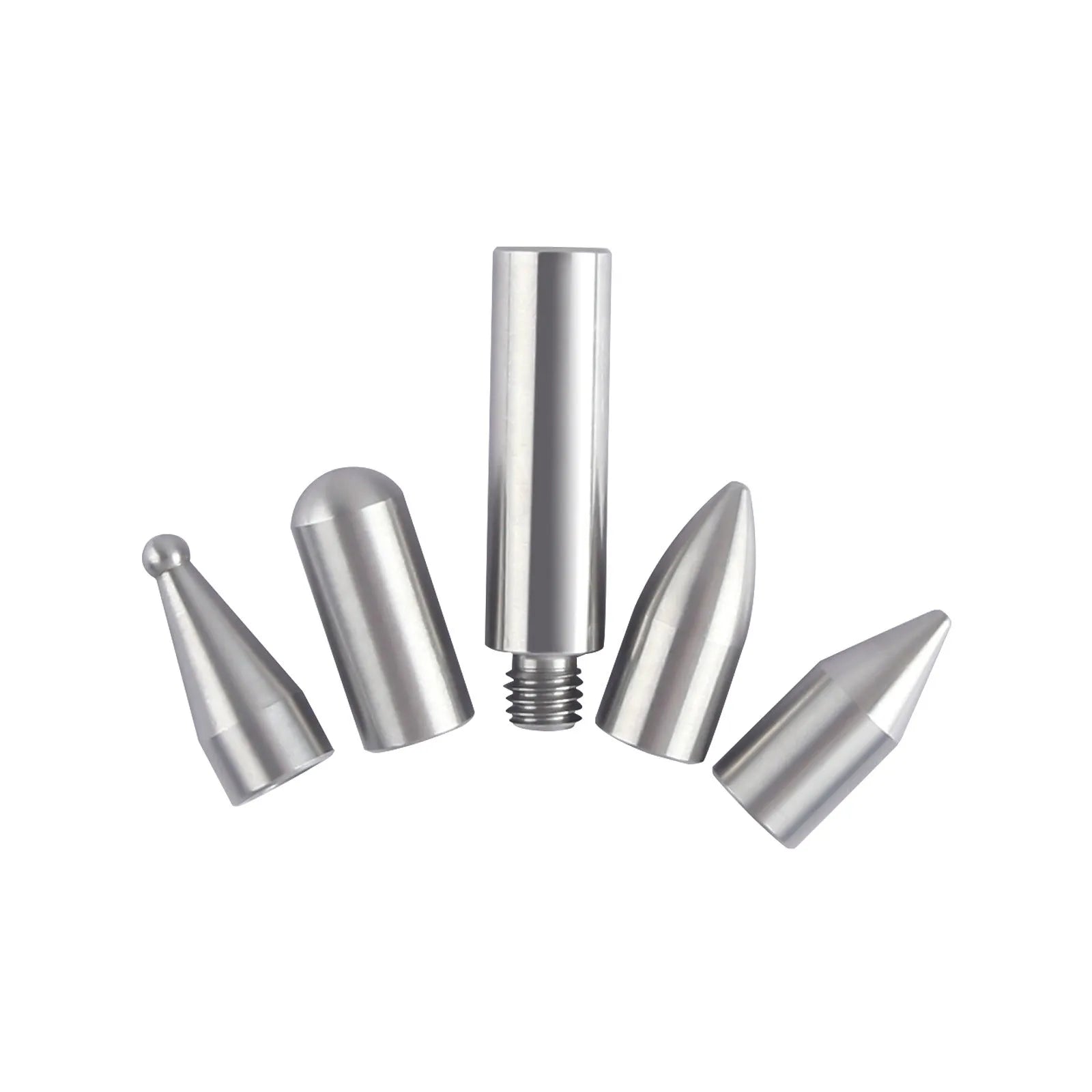 Three-piece alloy steel car dent repair tool set with hooks and crowbars on a workbench.
