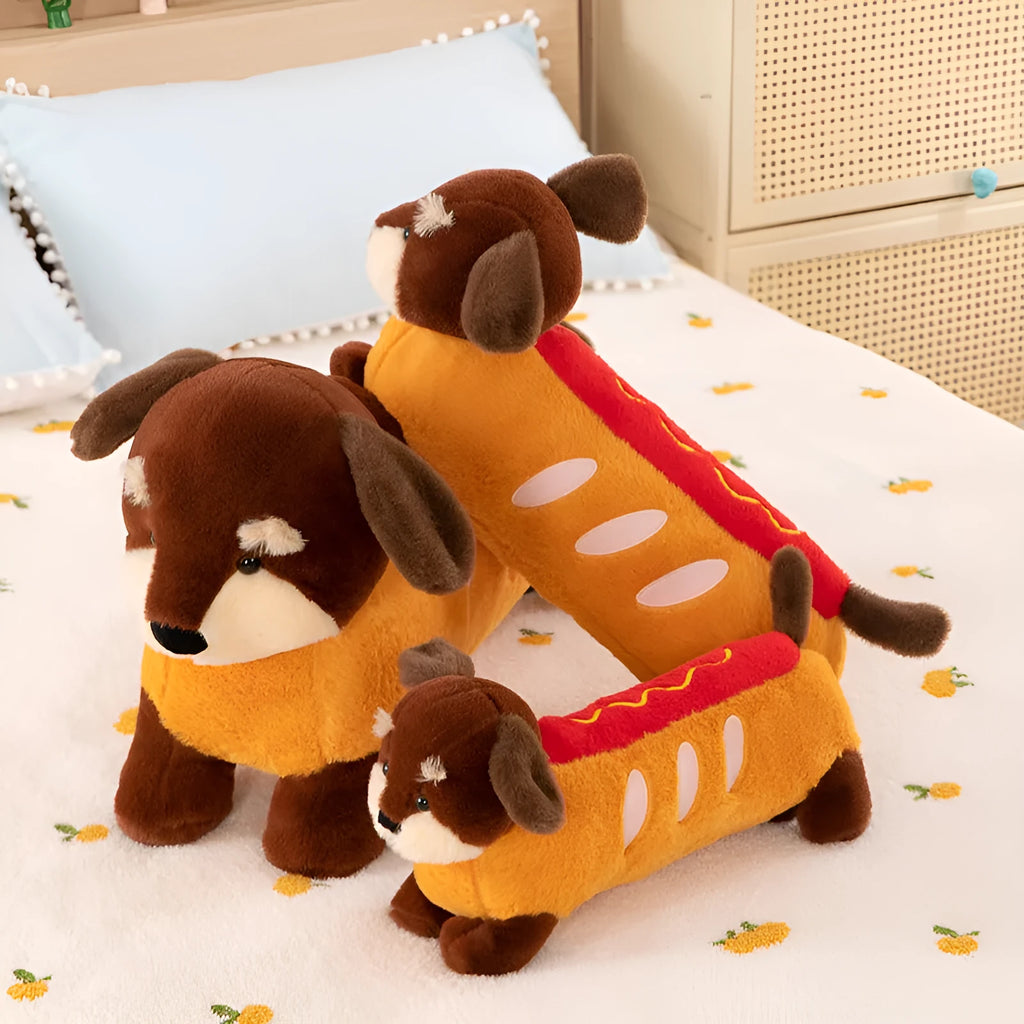 Dachshund plush toy sausage dog soft doll in 40cm 50cm or 70cm plush fabric for teenagers