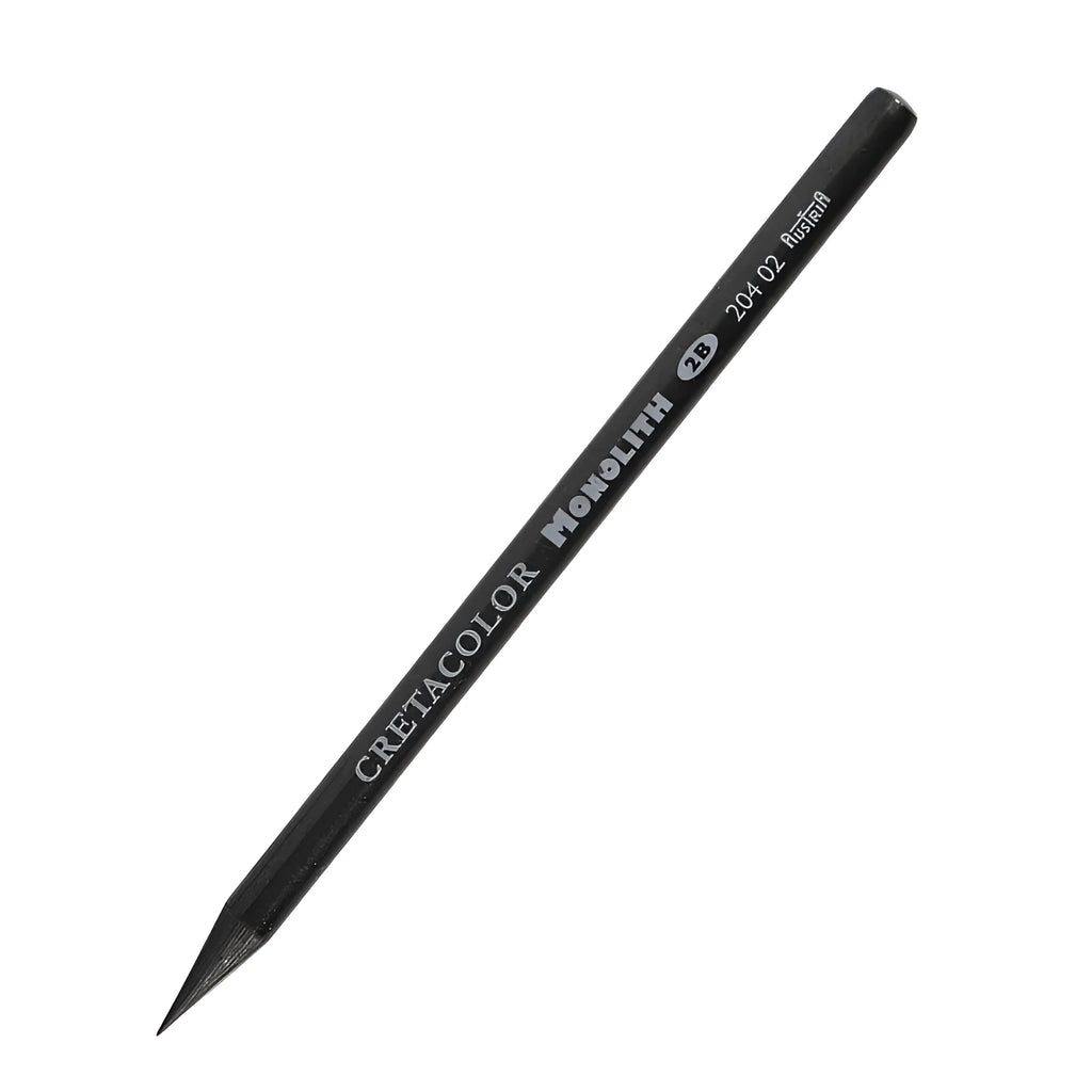 Single full lead graphite pencil for sketching, 146mm long, available in 2B, 4B, and HB grades.