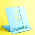 Primary school students telescopic bookshelf metal book stand in blue and pink 2-pack