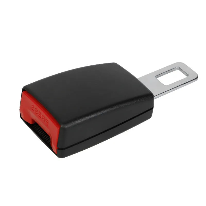 Car seat belt extender for GM vehicles in black, beige or grey, 23cm or 36cm length, with ABS and polyester construction.