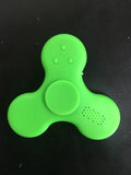 Blue Bluetooth speaker music fidget spinner with MP3 player function and TF card slot