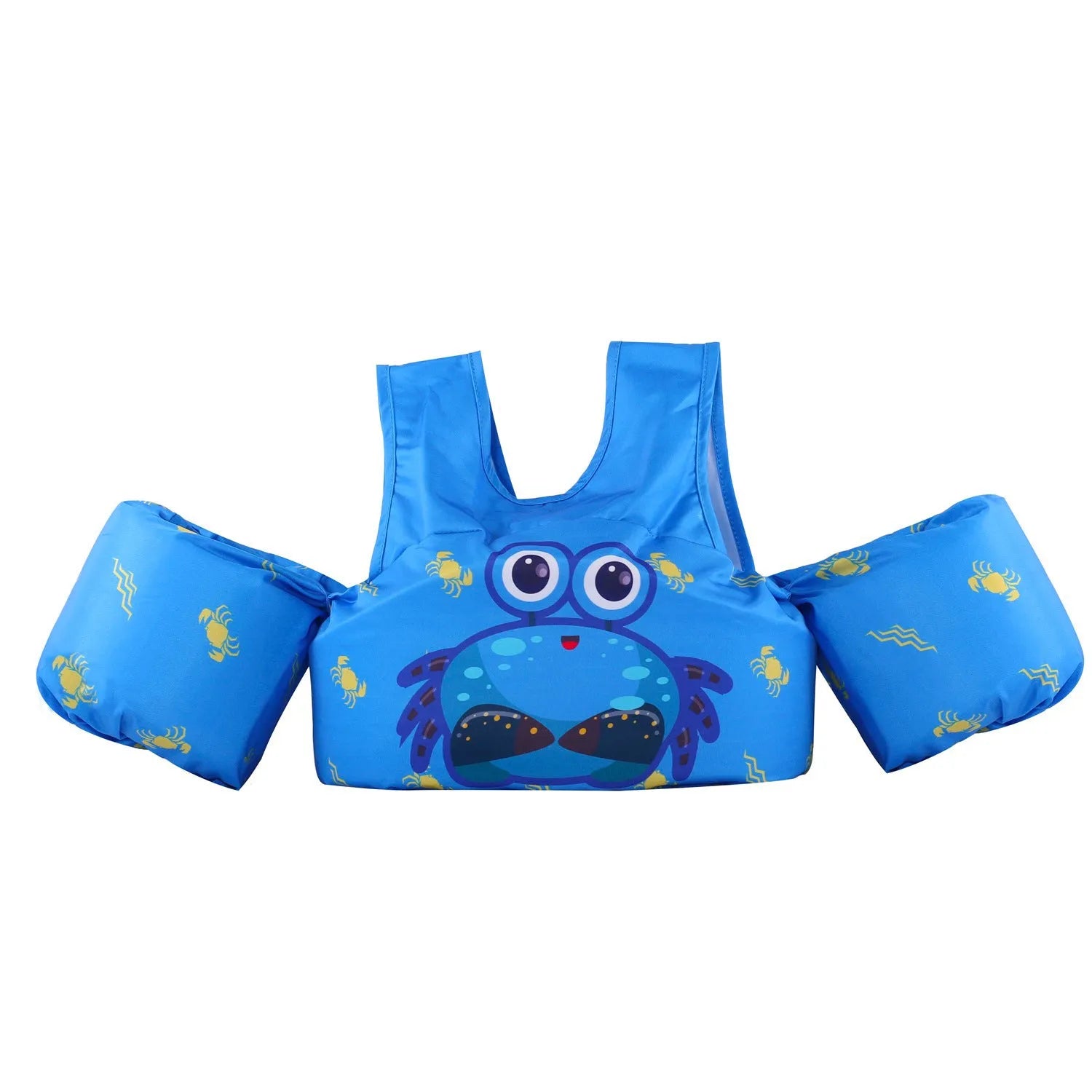 Cartoon children's lengthened arm swimming ring life jacket in colourful patterns