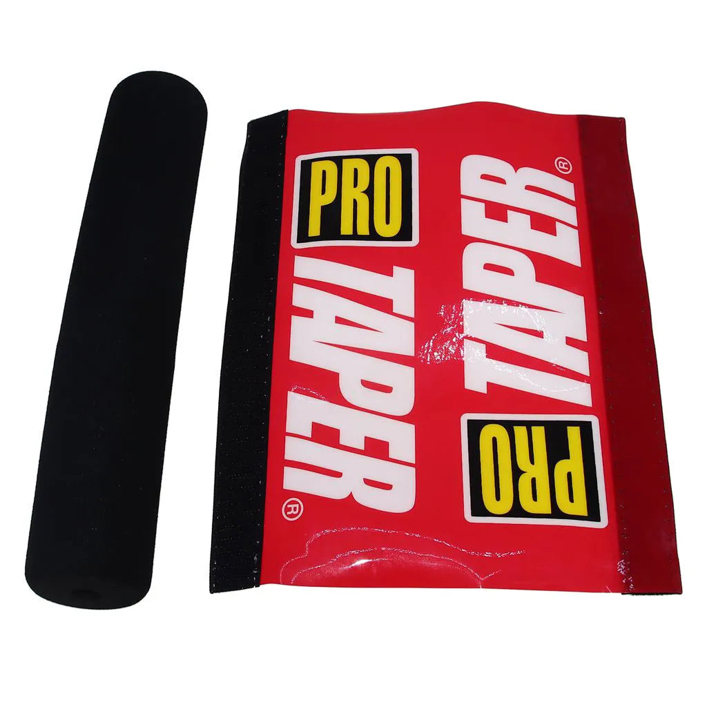 25cm motorcycle foam chest protector cover for handlebars in black, blue and red options