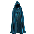 Medieval cloak wizarding robe Halloween costume in red purple green black brown orange, sizes S-XXL