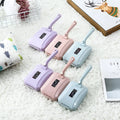 Electrostatic dusting brush vacuum attachment for hair removal on bed sheets, sofas, and carpets in blue