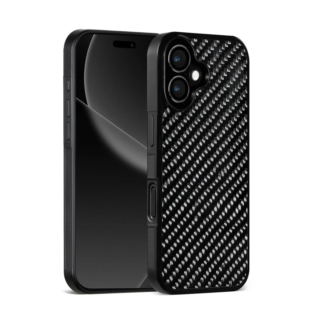 17 Series Twill Black mobile phone case for iPhone 12-17 series protective cover