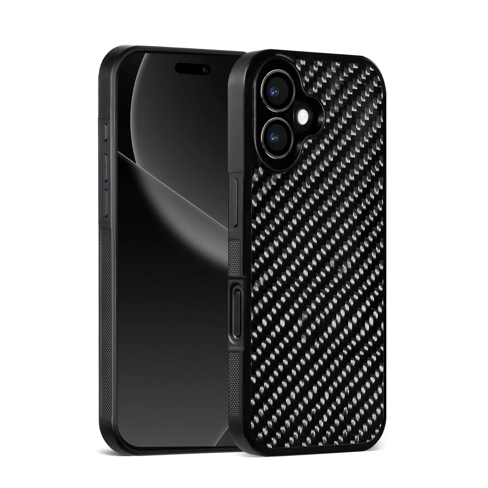 17 Series Twill Black mobile phone case for iPhone 12-17 series protective cover