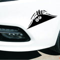 Sand Dune Monster reflective car sticker, 19x7cm PET self-adhesive body decal in black Type A or Type B