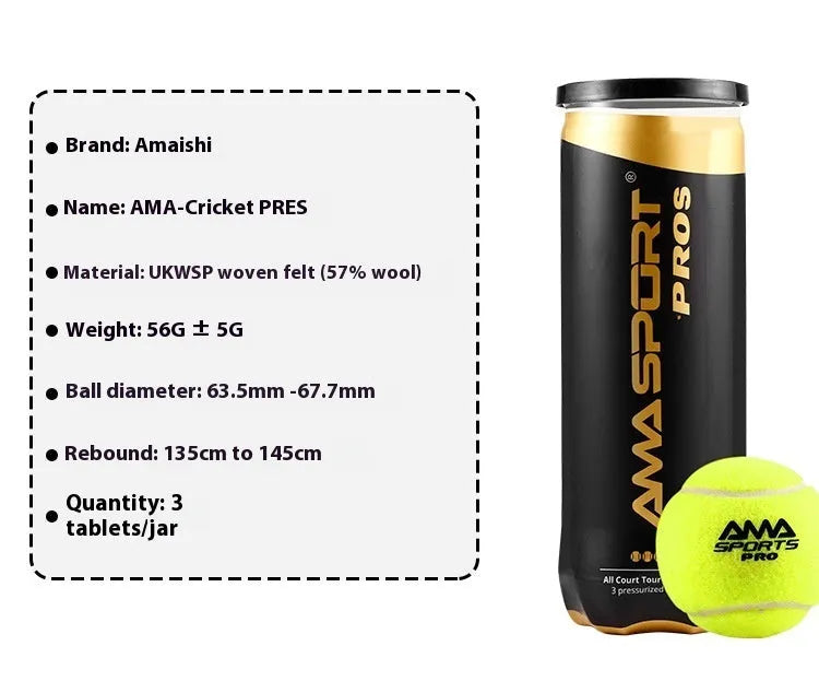 Cage plate tennis training balls in black, green and yellow colours for sports practice
