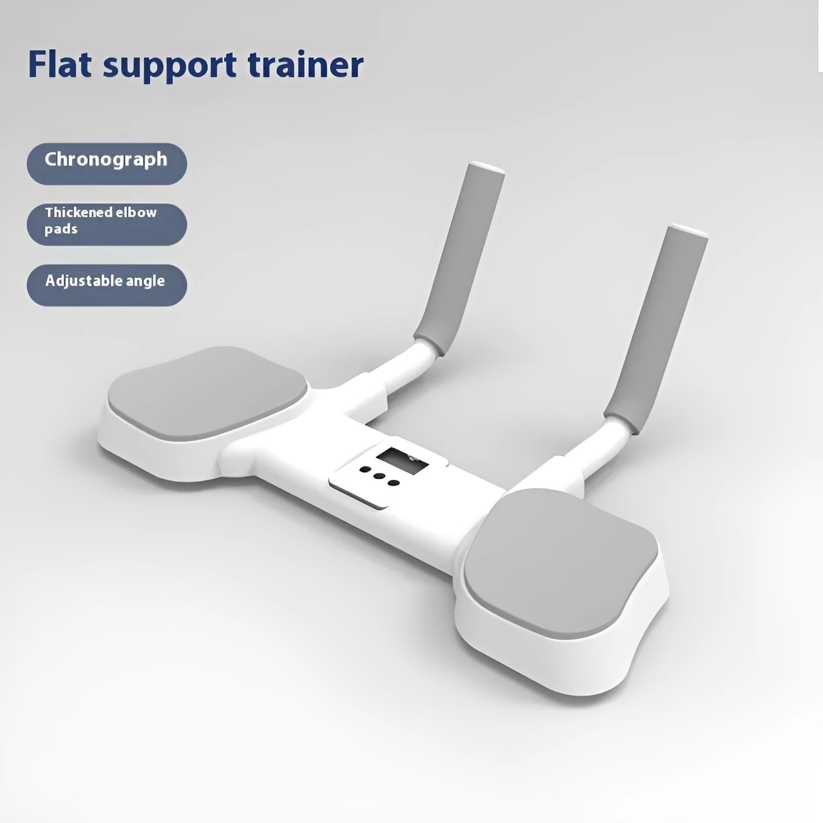 White household flat support trainer with alloy aluminium frame and ABS plastic components