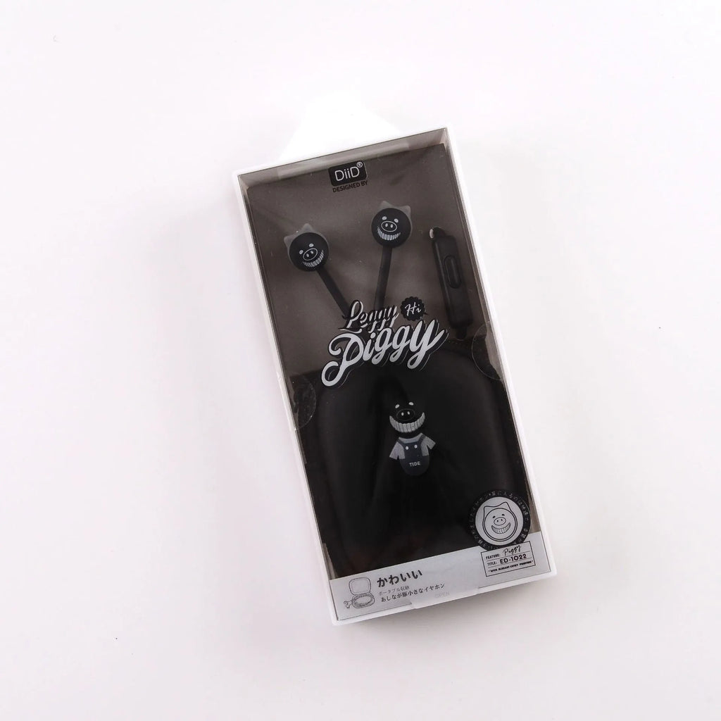 Wired in-ear headphones with 3.5mm plug and ABS cable in multiple colours