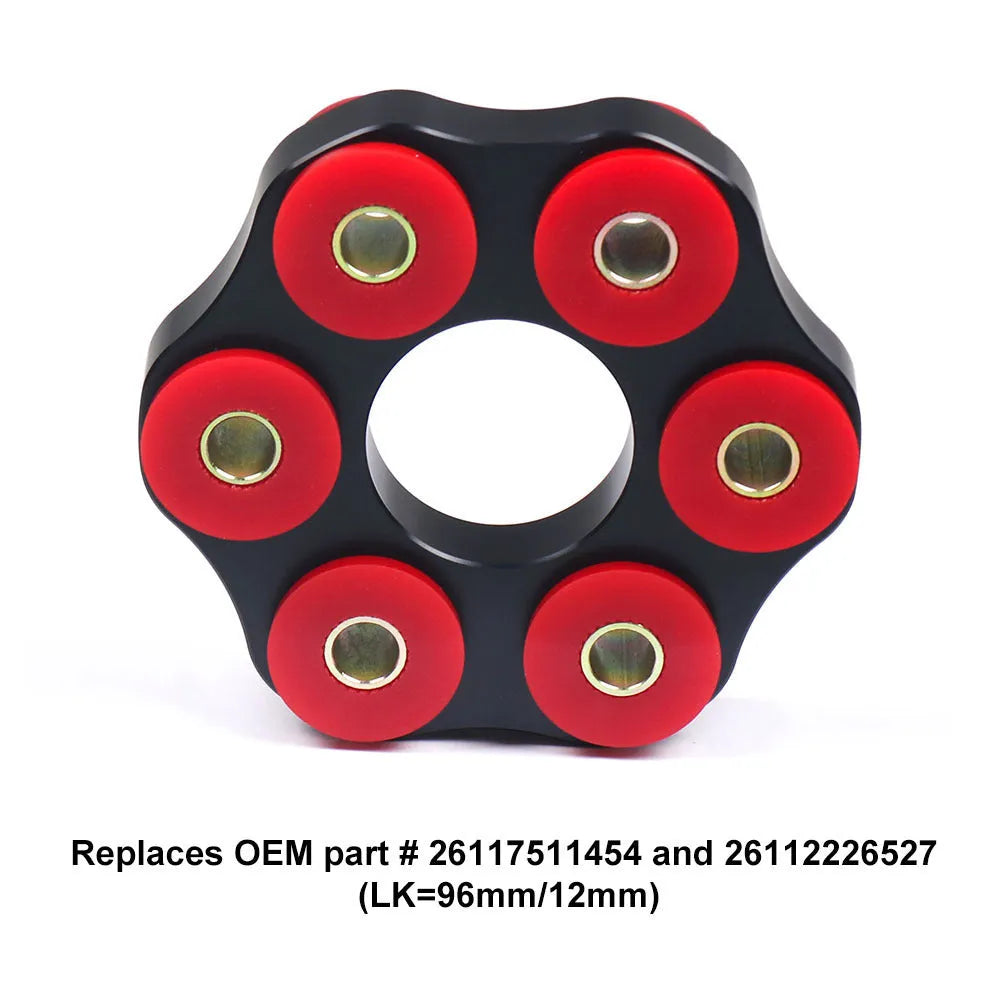 Red polyurethane and aluminium drive shaft connecting plate bracket for BMW E46 E36 E30 M3