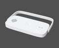 Three-in-one white wireless charger with night lamp for smartphones