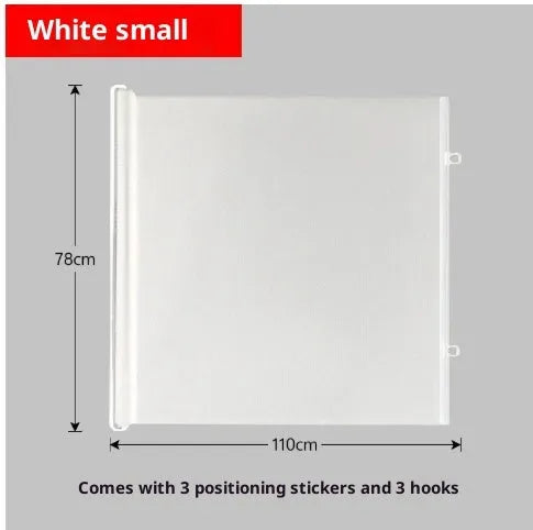 Automatic telescopic pet fence anti-jump partition gate in white large size 130x78cm