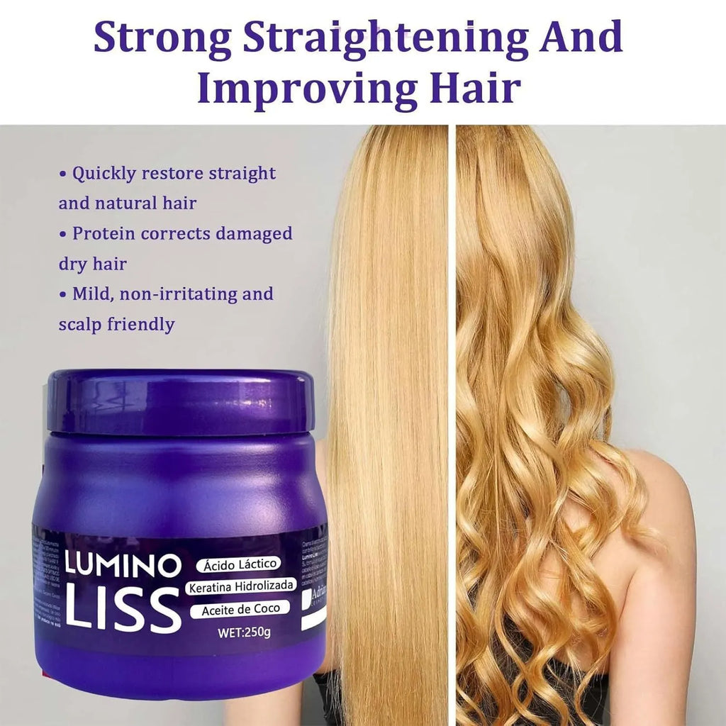 Portable household soft nourishing straight hair cream 250g bottle