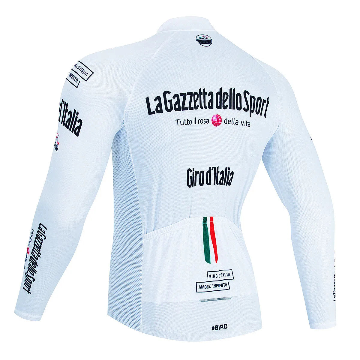 Men's long sleeve mountain bike cycling top in chemical fibre blend fabric with moisture wicking properties