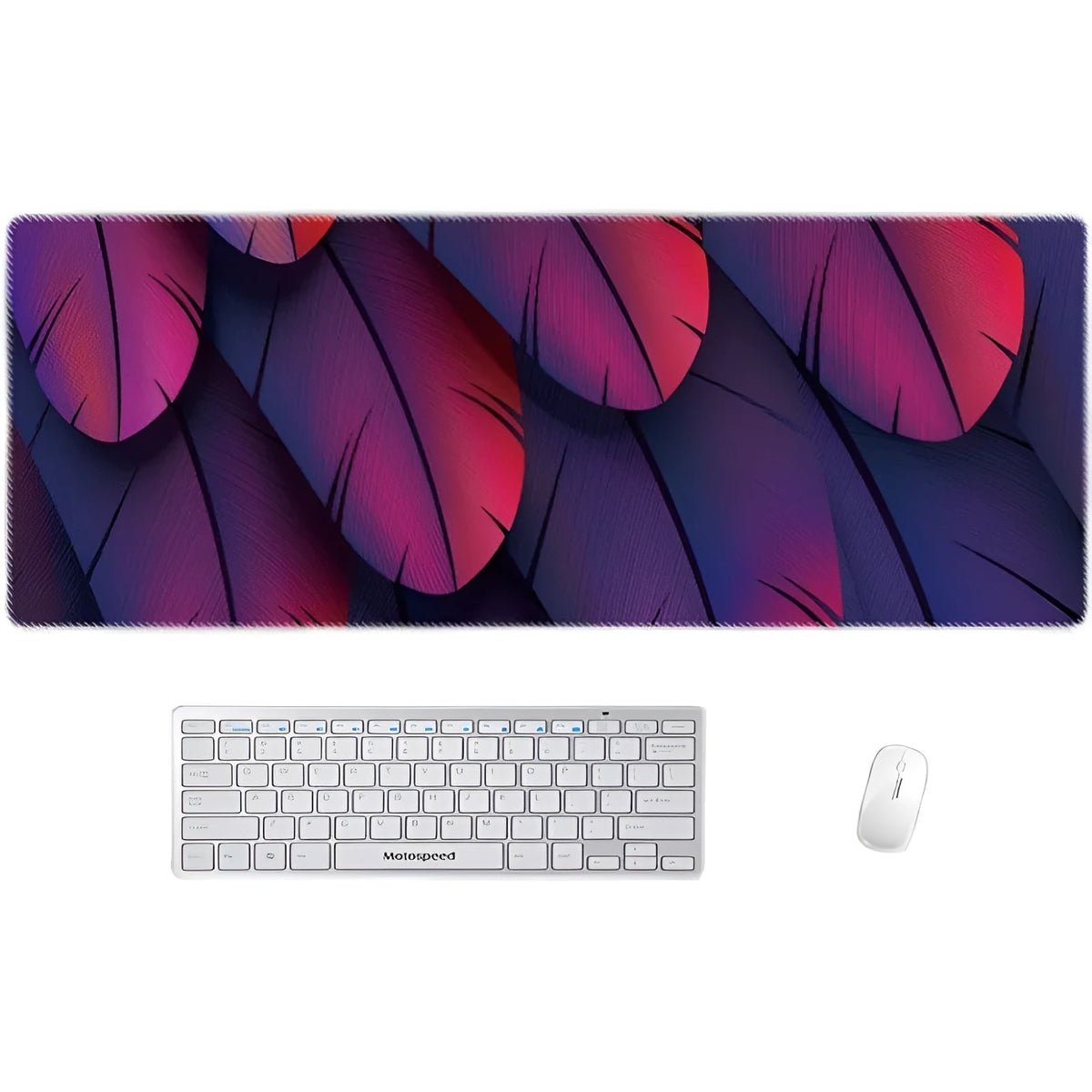 XXL black red non-slip mouse pad in 800x300mm or 900x400mm size with 3mm, 4mm or 5mm thickness