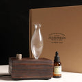 Smart Waterless The Third Gear Ambience Light Aroma Diffuser in glass column shape with reservoir and single fog outlet