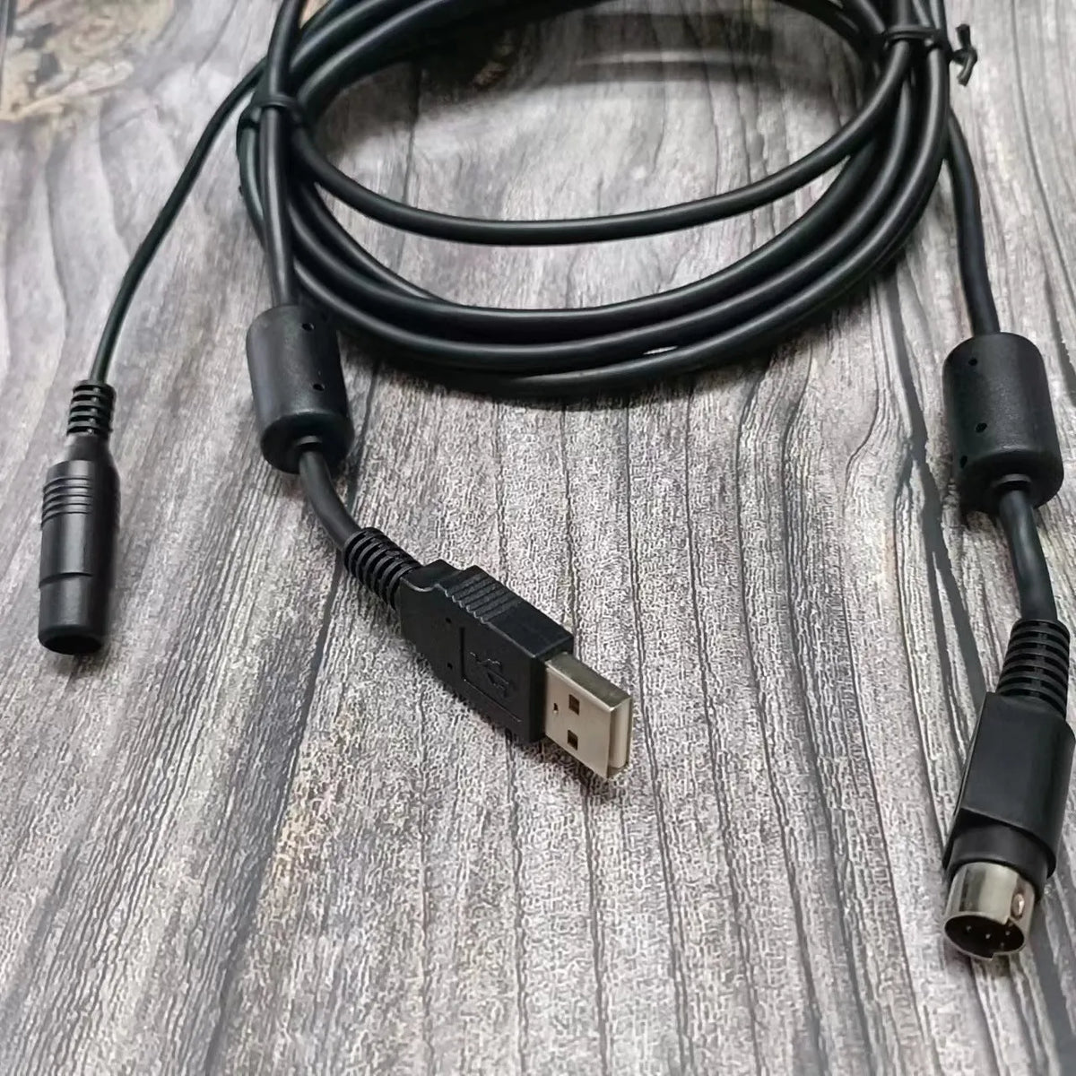 Camera power cord, 3 M line length, Logitech camera wire colour, customization as request, packed in a PP bag