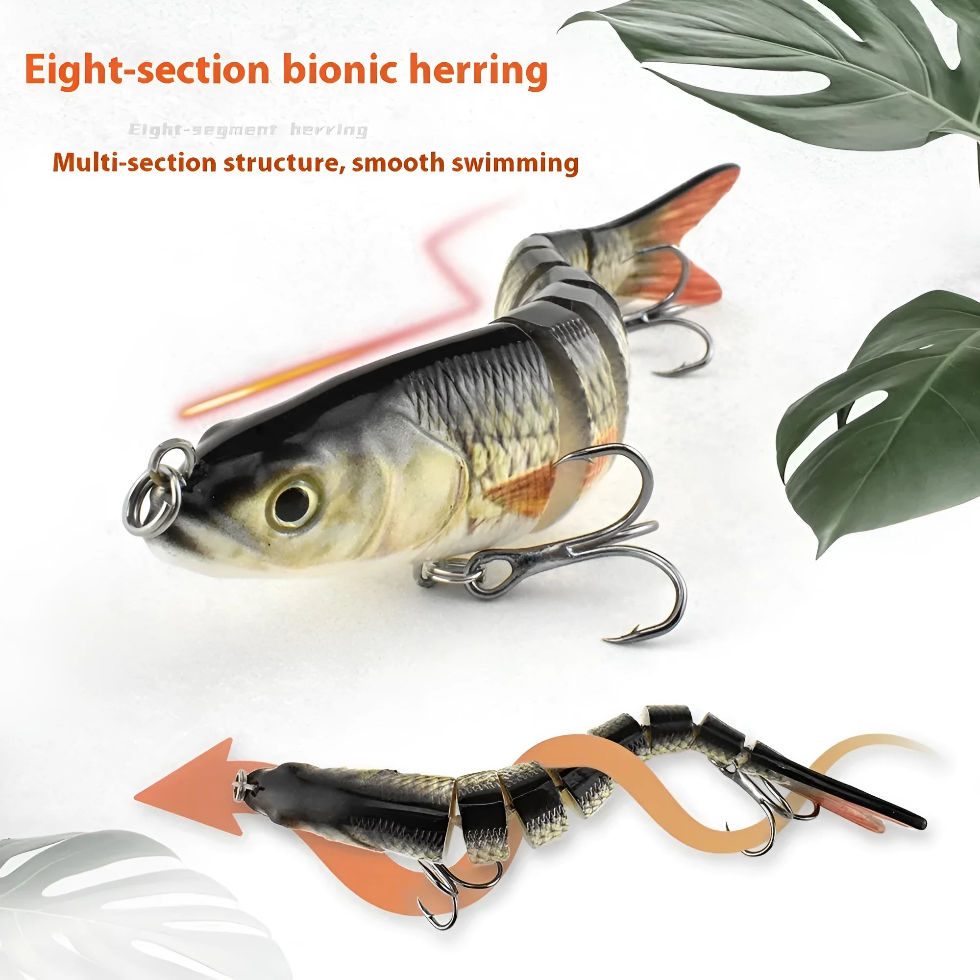 133mm hard bait fishing lure with bionic plastic construction weighing 203g