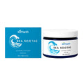 White jar of barrier repair cream with mint leaf and shea butter, 118g