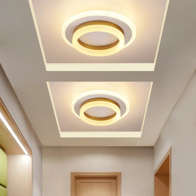 Modern ceiling light for corridor hallway living room with three colour options and wide voltage range