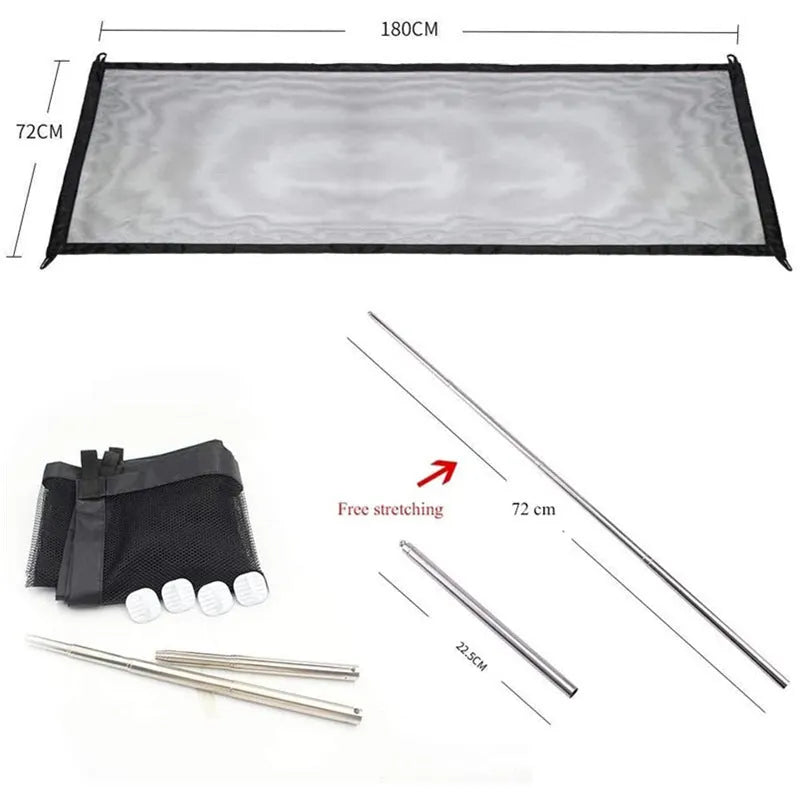 Portable folding cloth dog quarantine fence in small size 110x72cm or large size 180x72cm