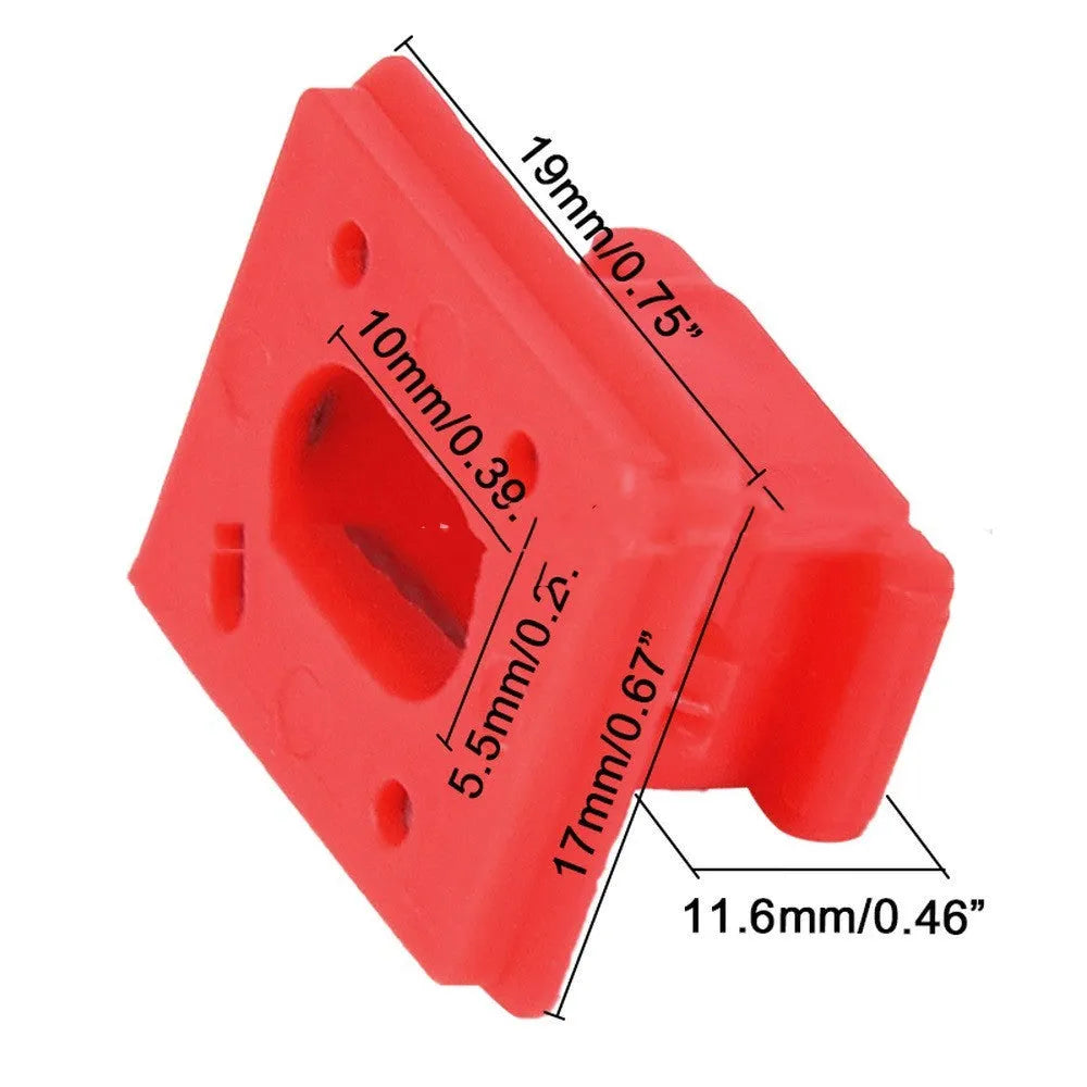 10 plastic BMW interior door trim panel snap clips replacement set