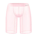 Men's black mesh home shorts with seamless knitted construction and hip-lifting function