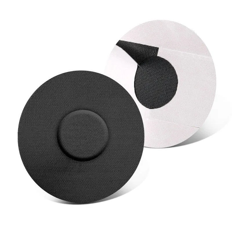 Sports anti-slip adhesive patch on skin with glue-free silicone base for running and fitness