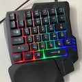 Single-handed mechanical keyboard and mouse suit for one-handed computer use