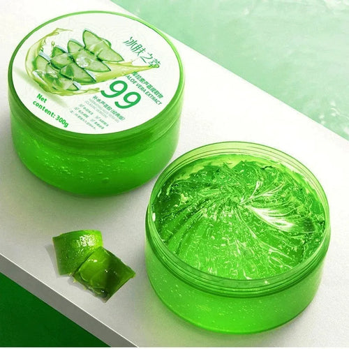 300g aloe vera gel tube for facial and body moisturising with pure plant extract