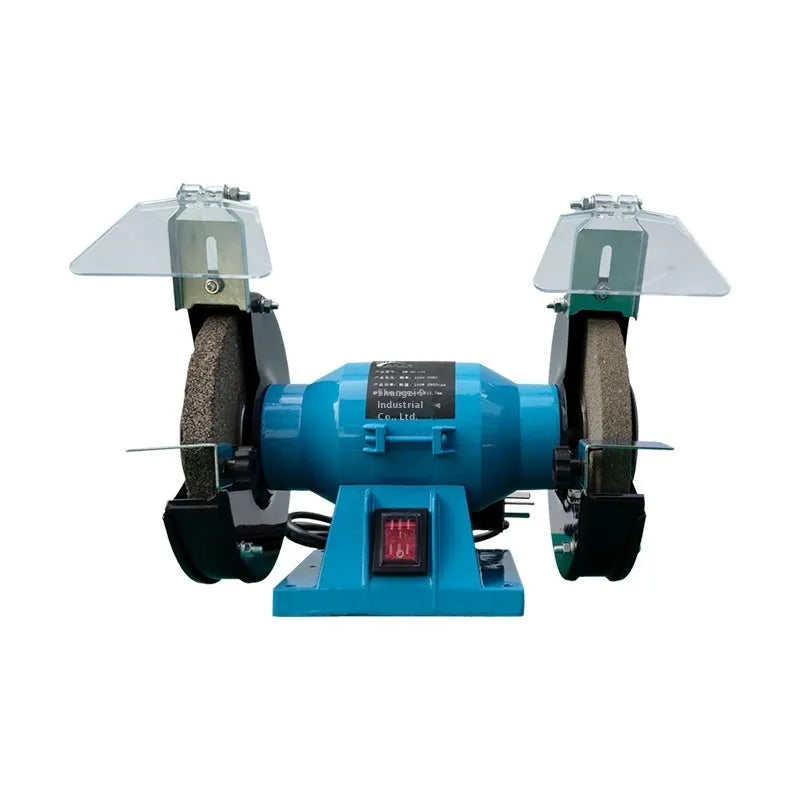 5-inch desktop metal grinder for knife sharpening on workbench
