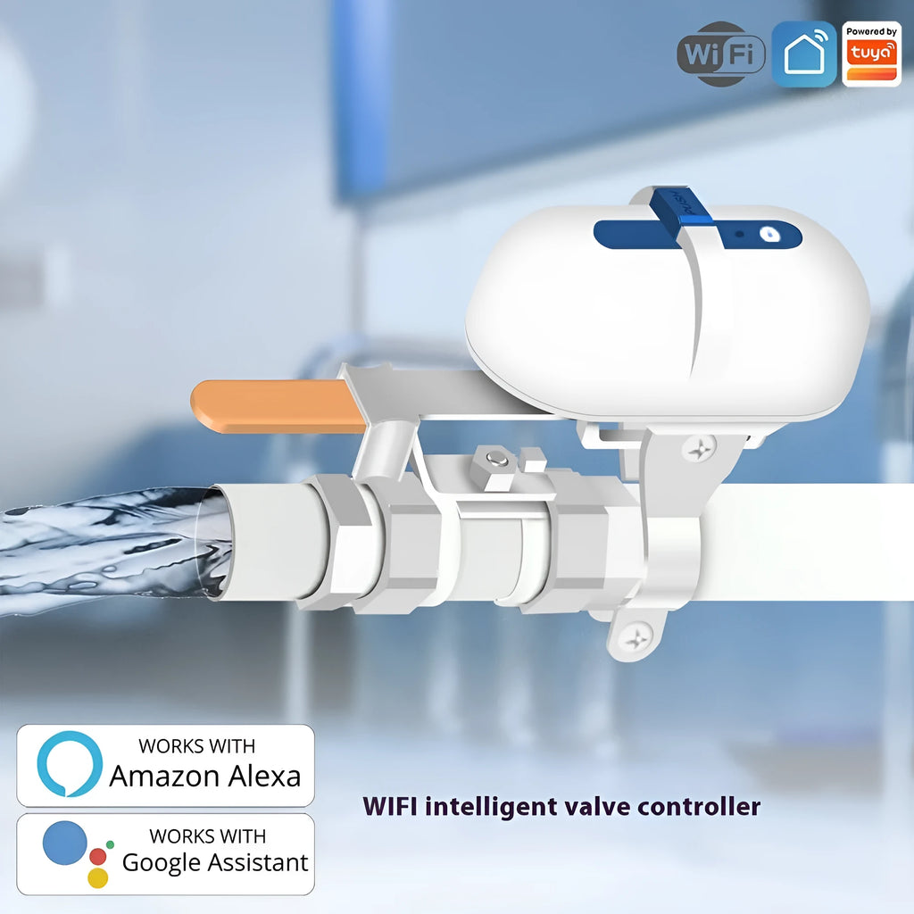 Electric valve manipulator remote control water valve for ZigBee or WIFI standard valve upgrade