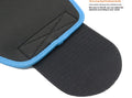 Adjustable neoprene lumbar support belt for fitness and running in black colour
