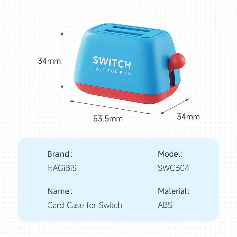 Nintendo Switch game card protection storage box in green colour with non-slip silica gel base