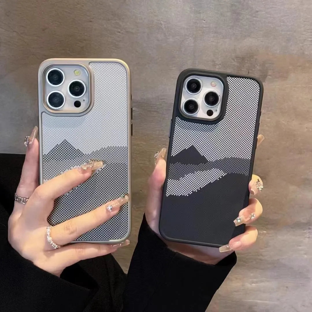 Simple retro style TPU protective phone case for Apple iPhone, shockproof anti-fingerprint, multiple colour options