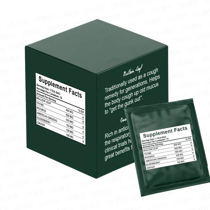 Box of Sugar Free Hairy Flower Tea containing 15 individual herbal tea bags