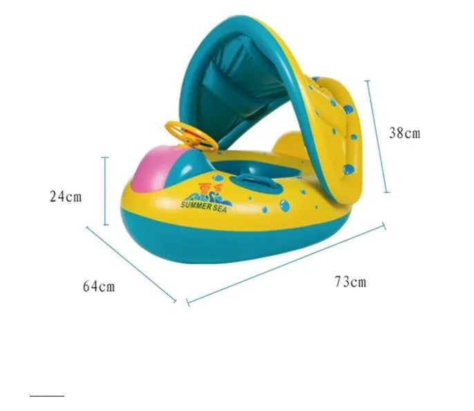 Baby pool float plastic swimming ring for children aged 4-6 years with thighs under 30 cm