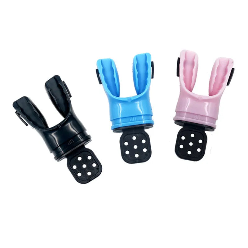 Plastic-free edible silicone diving mouthpiece in multiple colours with 110mm length for scuba diving and snorkelling
