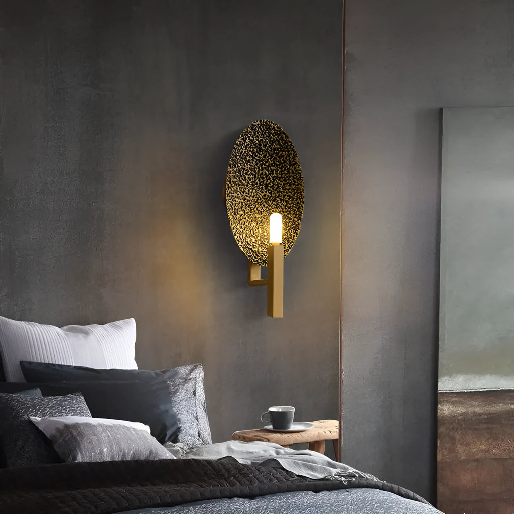 Copper warm light post-modern decorative wall lamp with ≤36V rating, single wall-mounted fitting