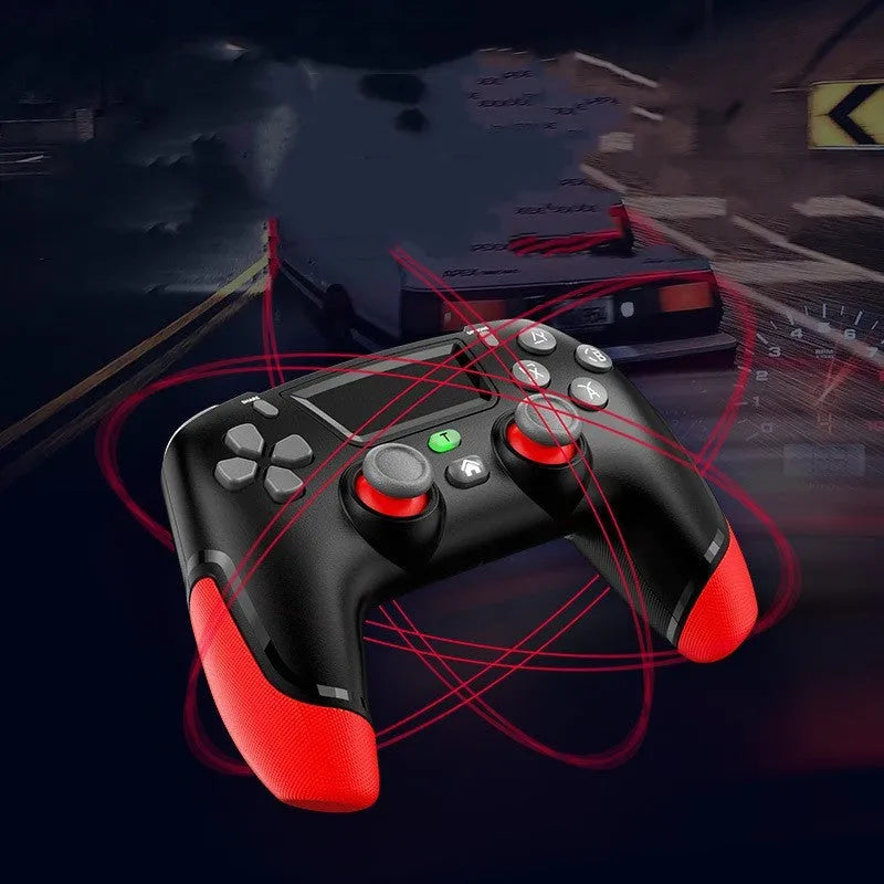 Fruit green PS4 wireless Bluetooth gaming controller with vibration feedback for multi-platform gaming