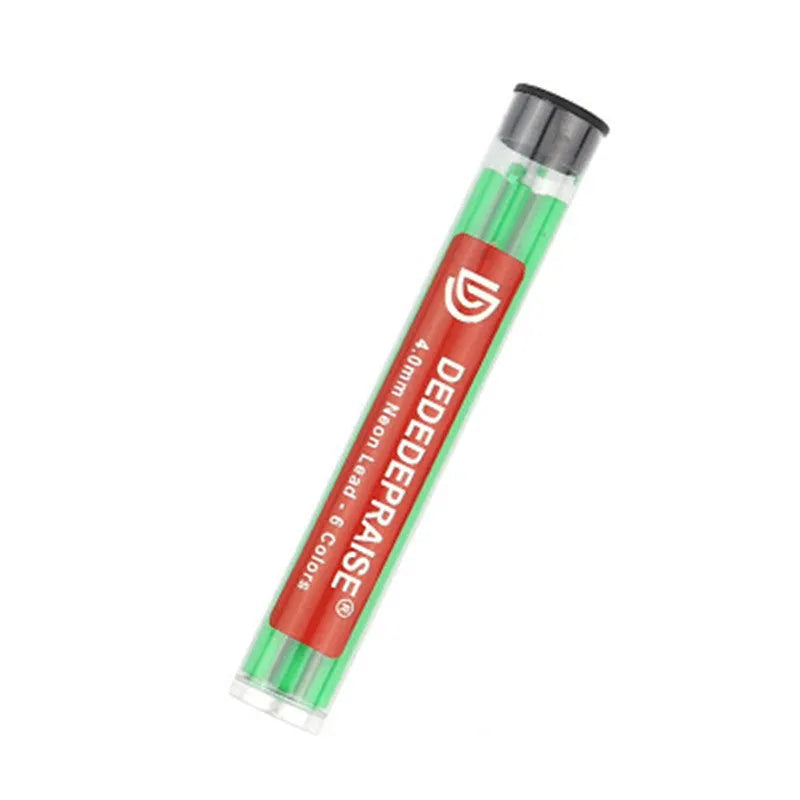 4.0mm drawing mechanical pencil with colour leads in barrel packing, plastic shell, multiple colour options
