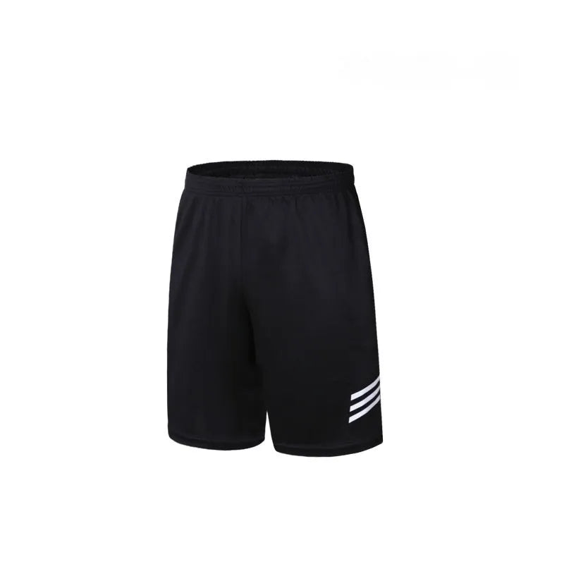 Men's loose five-point reflective running shorts in polyester for sports and leisure, multicolour option