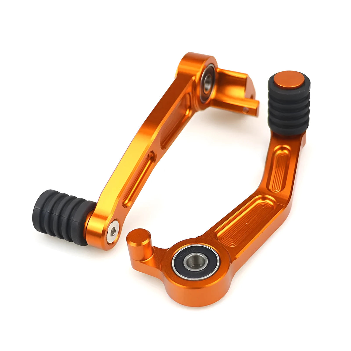 Orange KTM gear and brake lever set for DUKE125, DUKE200, DUKE390, RC125, RC200 and RC390 models
