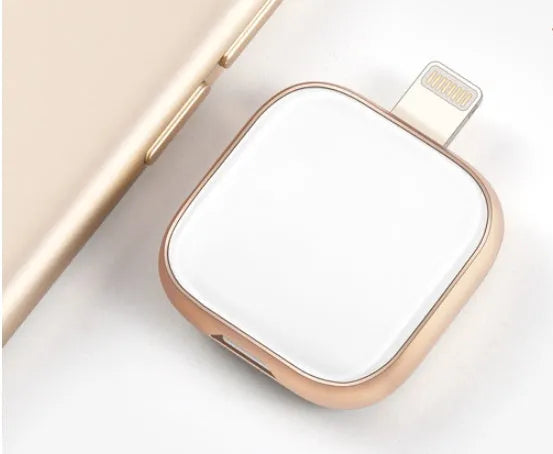 Dual-use U disk for iPhone iPad iPod with Touch ID encryption in black pink or white, capacities 16GB to 256GB